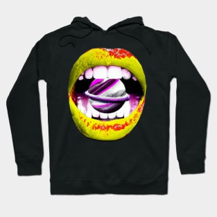 Intergalactic retro lips - Stay groovy baby Hoodie